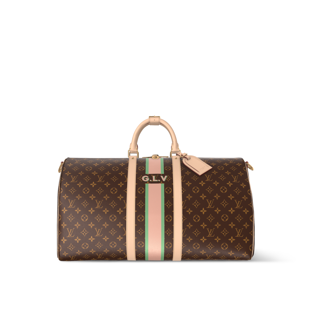 美品！ LOUIS VUITTON Keepall キーポル55 Keepall Bandoulière 55 Oversized Duffle | LOUIS VUITTON ®